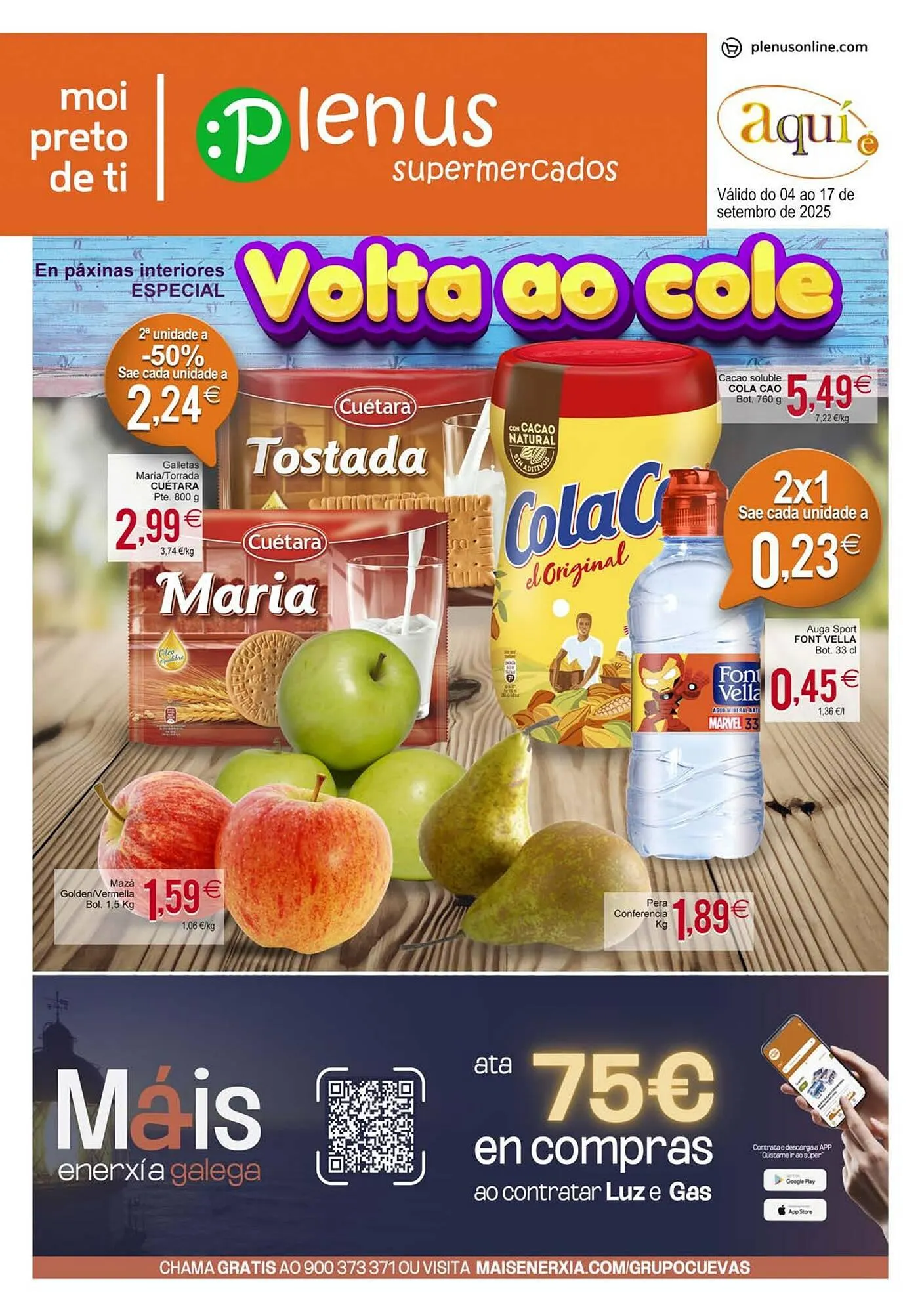 Catálogo de Folleto Plenus Supermercados 4 de septiembre al 17 de septiembre 2025 - Página 1