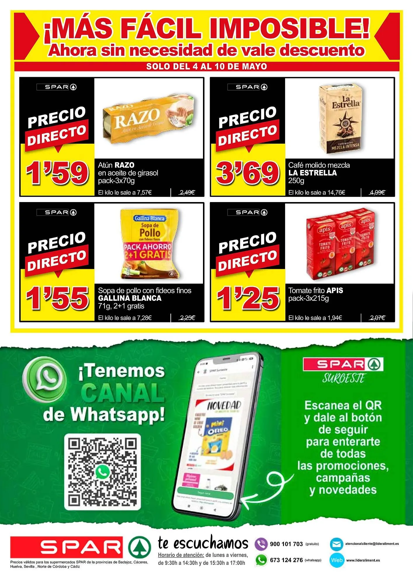 Catálogo de Folleto SPAR 4 de mayo al 17 de mayo 2026 - Página 12