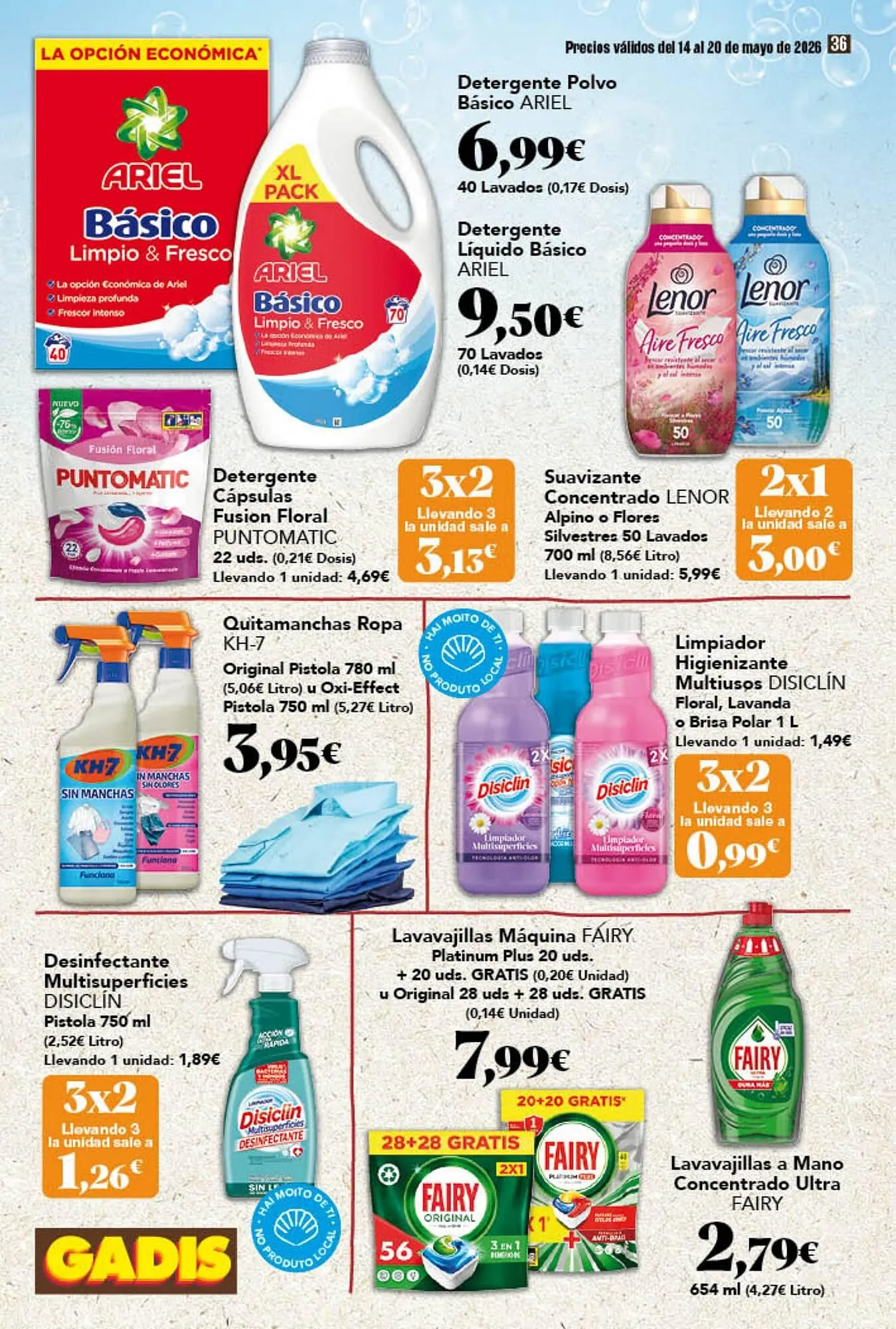 Catálogo de Folleto Gadis 14 de mayo al 20 de mayo 2026 - Página 36