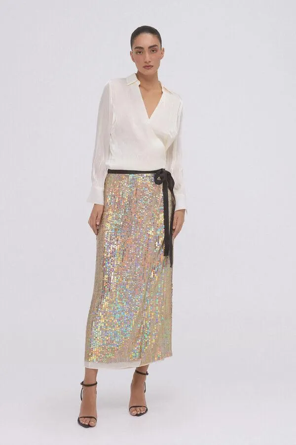 Conjunto de falda y camisa