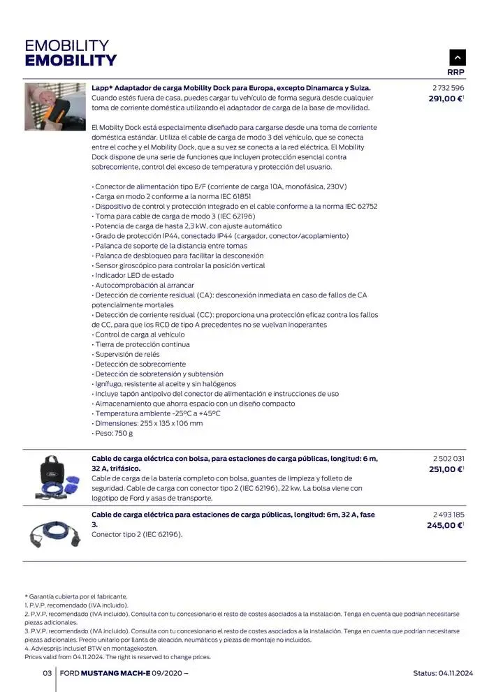 Catálogo de Ford de accesorios Ford Mustang Mach-E 13 de noviembre al 13 de noviembre 2025 - Página 3