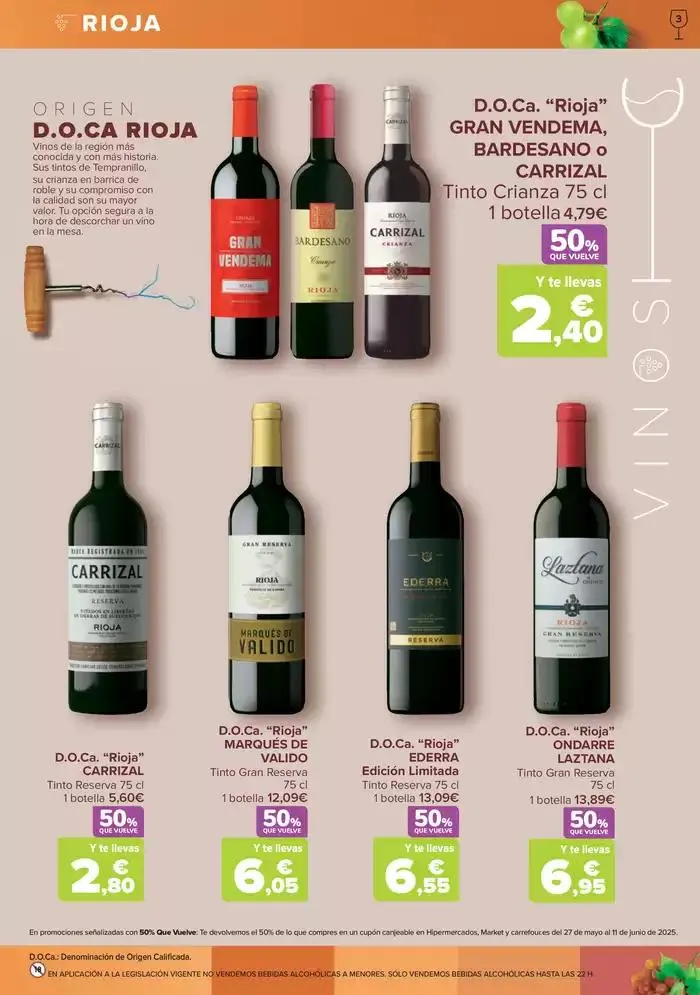 Catálogo de RUTA DE LOS VINOS 13 de mayo al 26 de mayo 2025 - Página 3