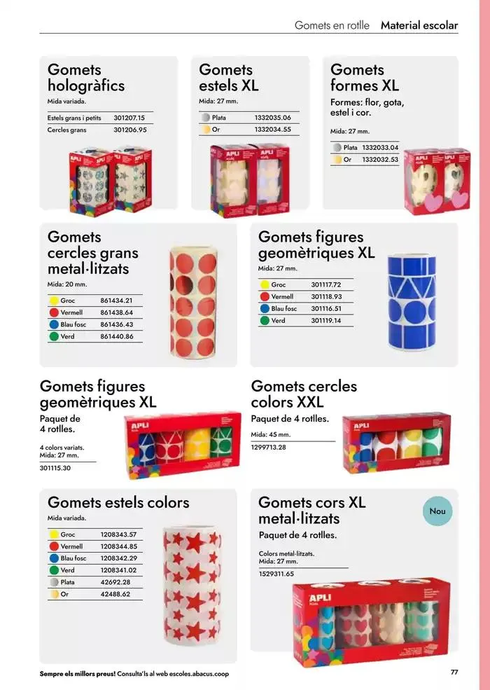 Catálogo de Catàleg Escolar 2025-2026 6 de mayo al 31 de diciembre 2026 - Página 79