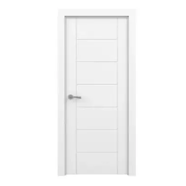 Puerta de Interior acristalada Freya blanco derecha 72,5 cm