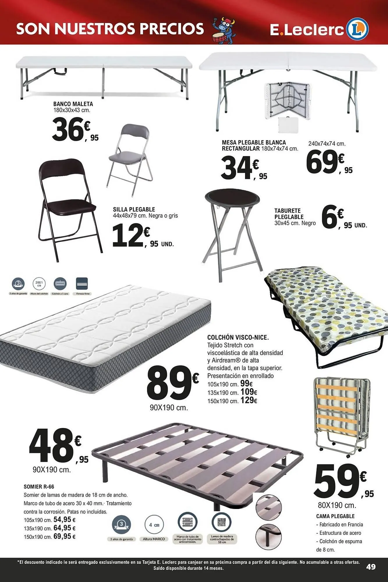 Catálogo de Folleto E.Leclerc 18 de junio al 12 de julio 2025 - Página 49