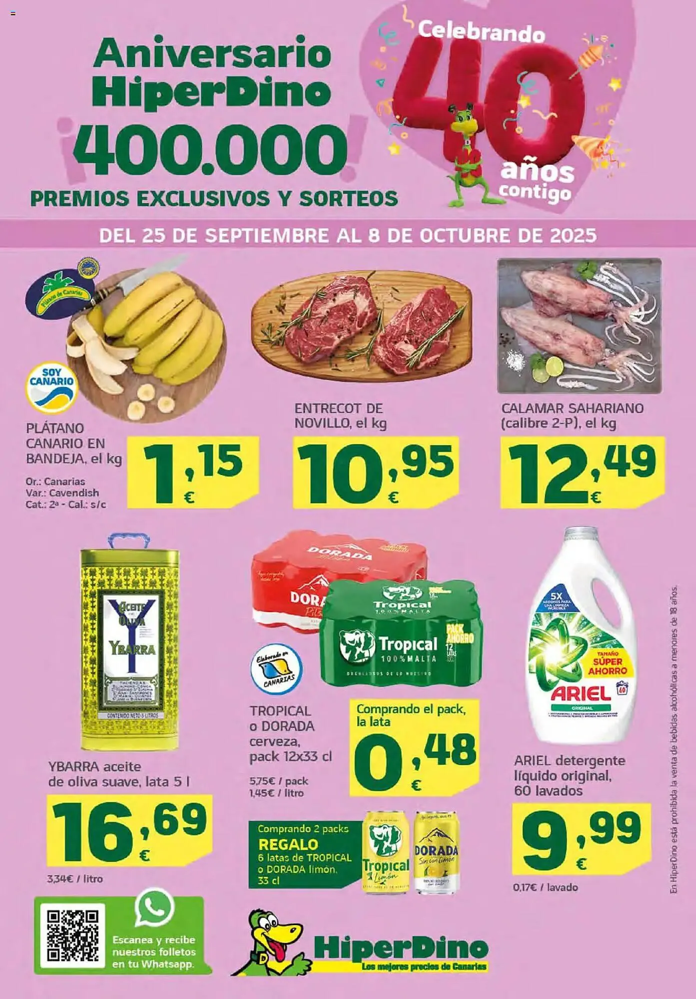 Catálogo de Folleto HiperDino 25 de septiembre al 8 de octubre 2025 - Página 1