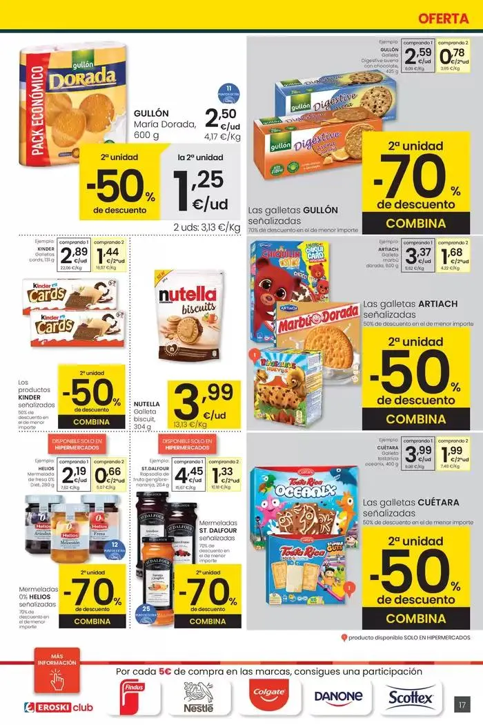 Catálogo de Más de 2000 productos, SIEMPRE A BUEN PRECIO HIPERMERCADOS EROSKI 4 de enero al 14 de enero 2025 - Página 17