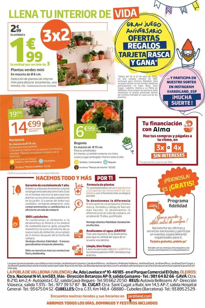 Catálogo de Jardi'Versario 15 de abril al 21 de abril 2025 - Página 12