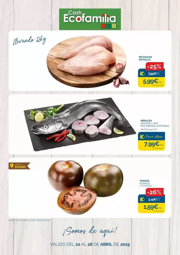 Catálogo de ¡Somos de aquí! 22 de abril al 28 de abril 2025 - Página 1