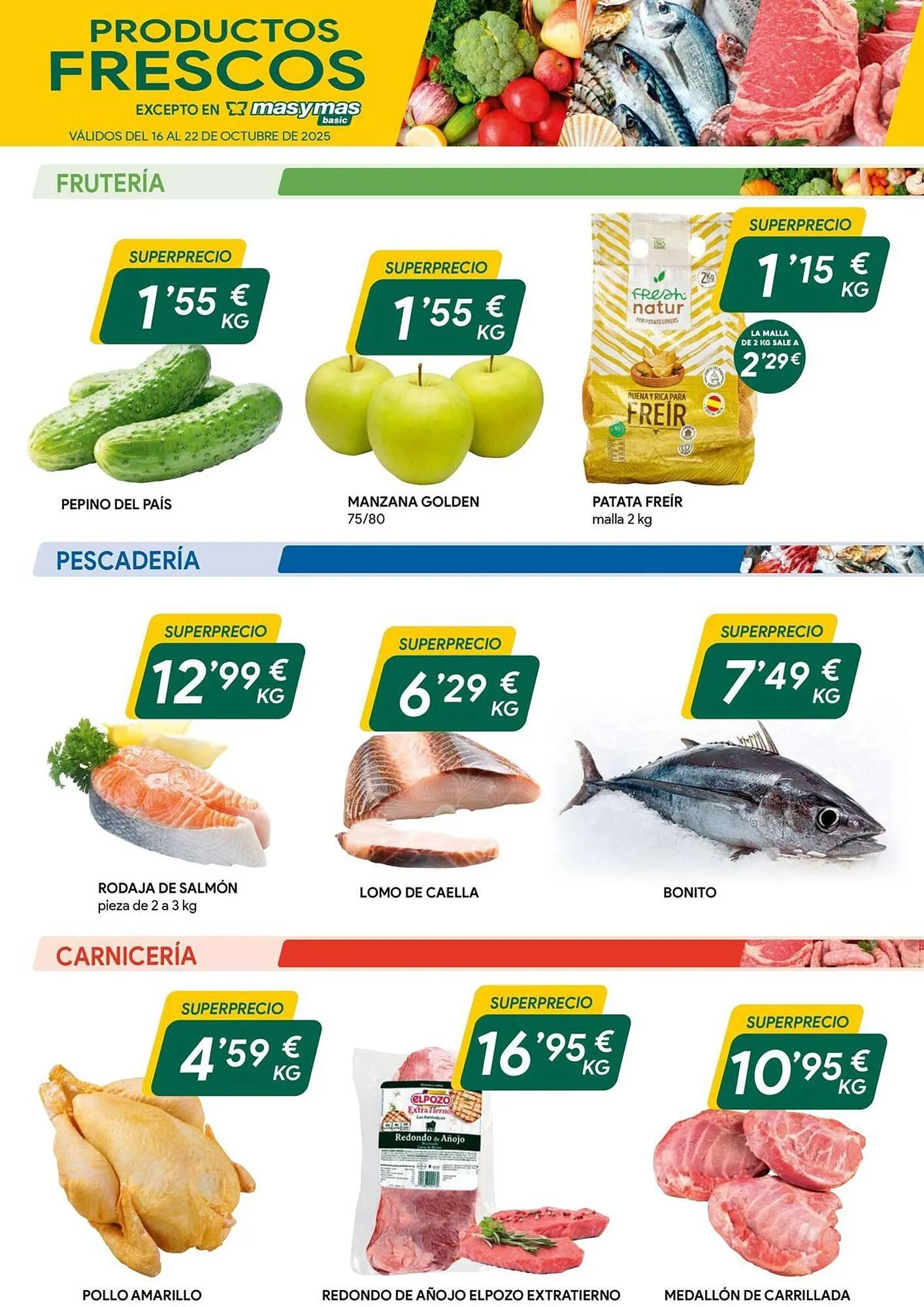 Catálogo de Folleto Masymas 17 de octubre al 22 de octubre 2025 - Página 1