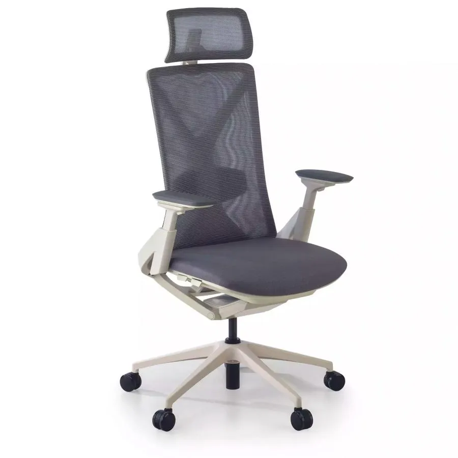 Silla de Oficina Ergonómica Sprint, alta gama - Gris