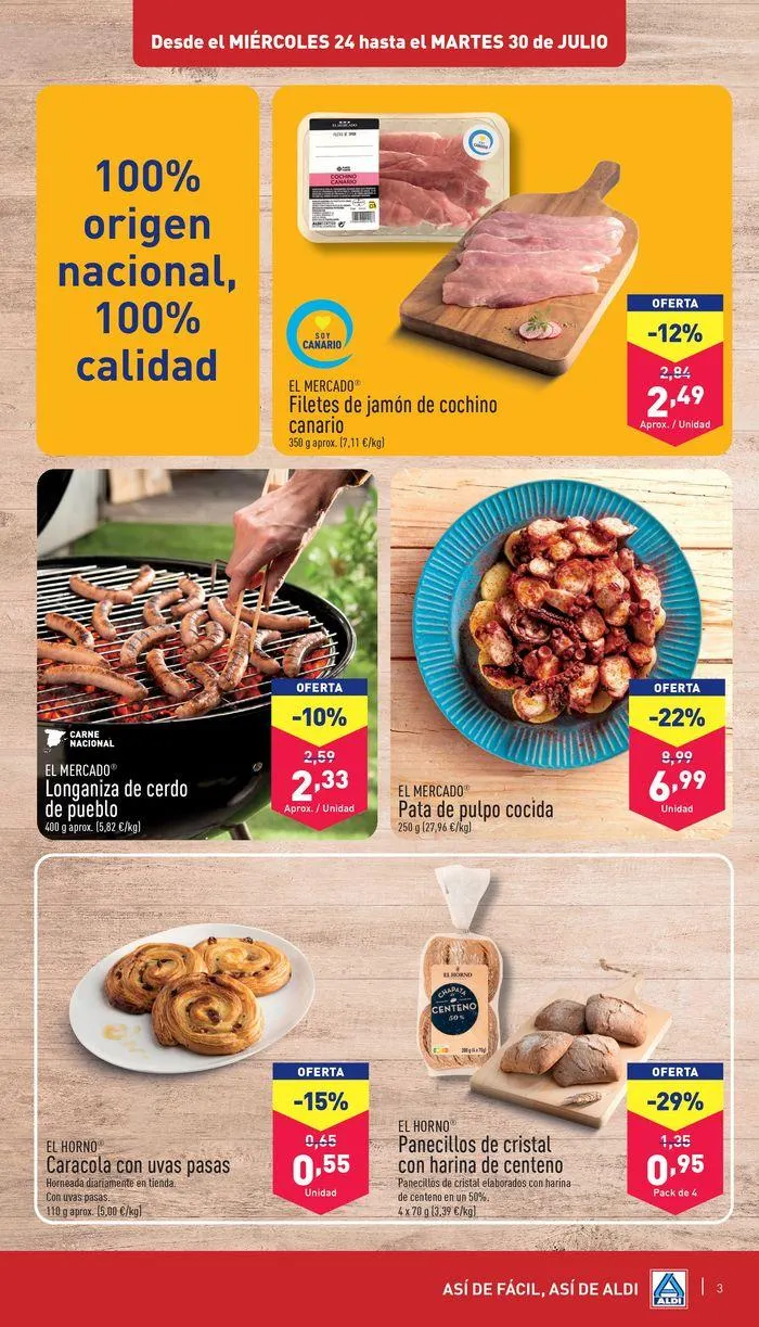Catálogo de ¡Así de fácil, así de Aldi! 24 de julio al 30 de julio 2024 - Página 3