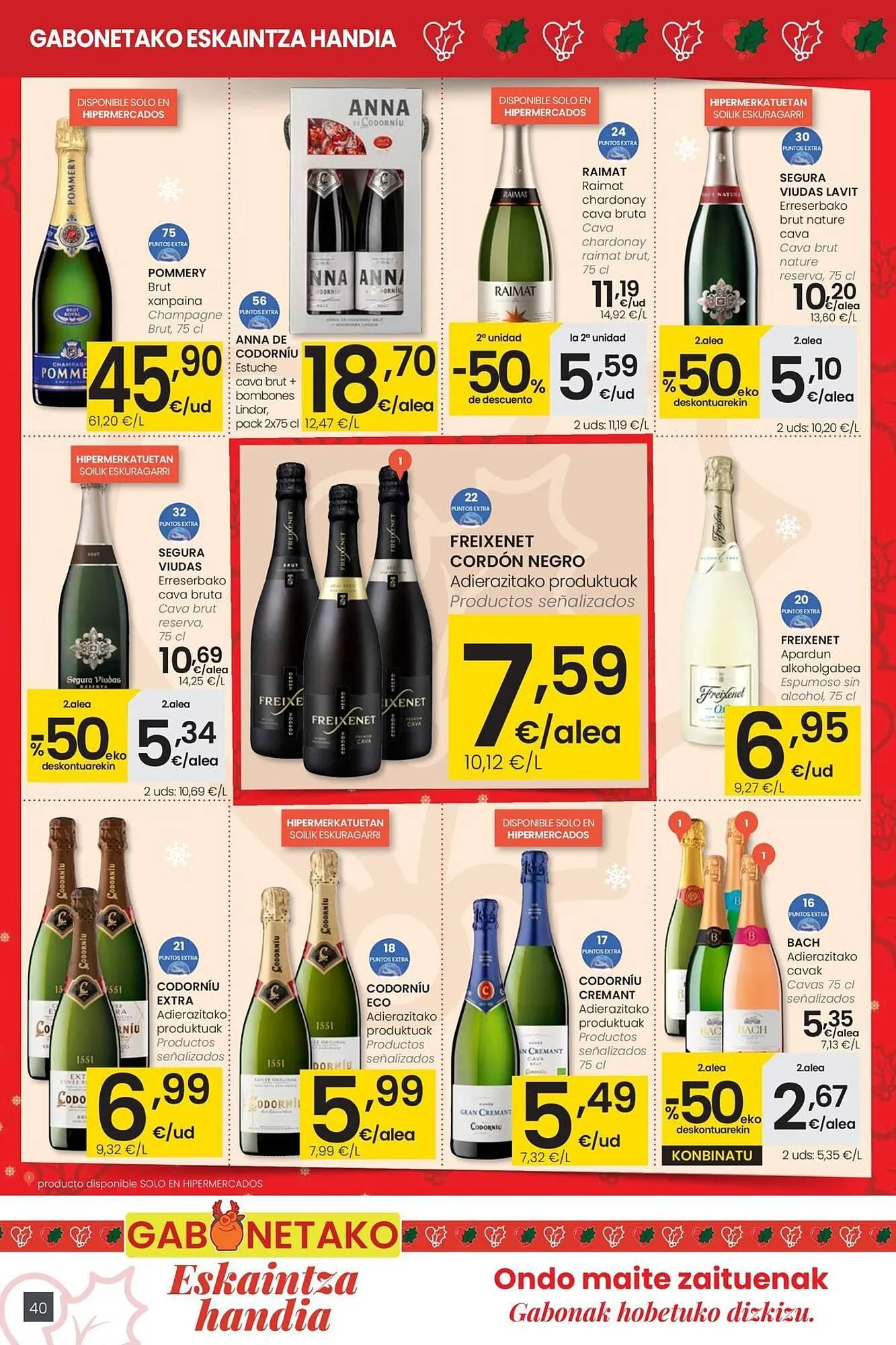 Catálogo de Folleto Eroski 18 de diciembre al 31 de diciembre 2025 - Página 40