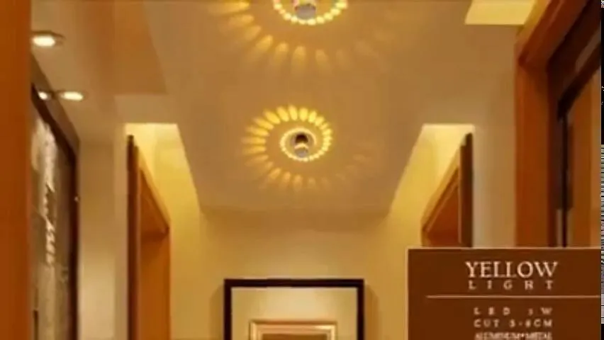 Lightinthebox creativo led luces de pared interiores sala de estar tiendas/cafeterías luz de pared de aluminio ip44 ac100-240v 3w