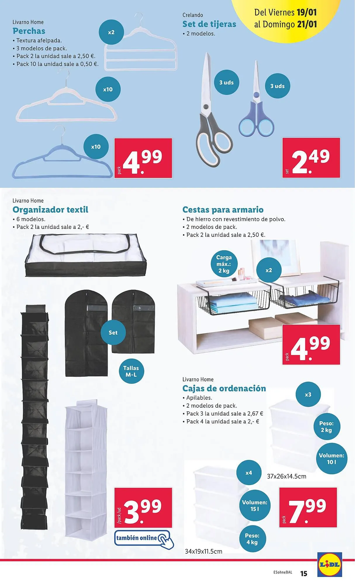 Catálogo de Folleto Lidl 15 de enero al 21 de enero 2024 - Página 15