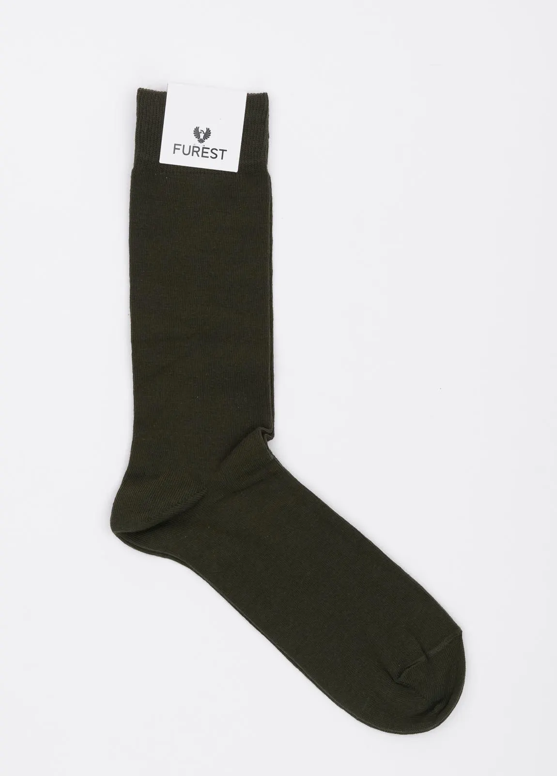 Calcetín FUREST COLECCIÓN corto liso verde