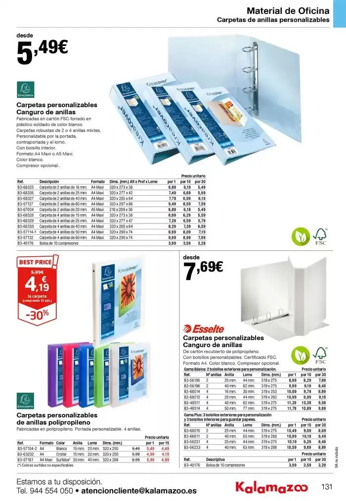 Catálogo de Staples Kalamazoo Catálogo General 9 de enero al 30 de septiembre 2025 - Página 131