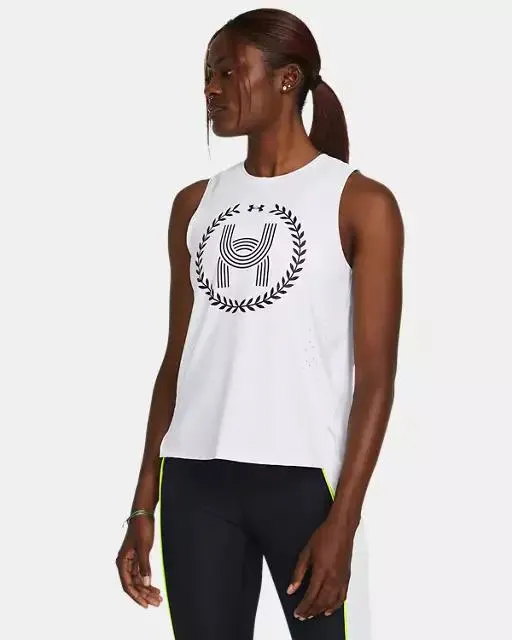 Camiseta de tirantes UA Launch Elite para mujer