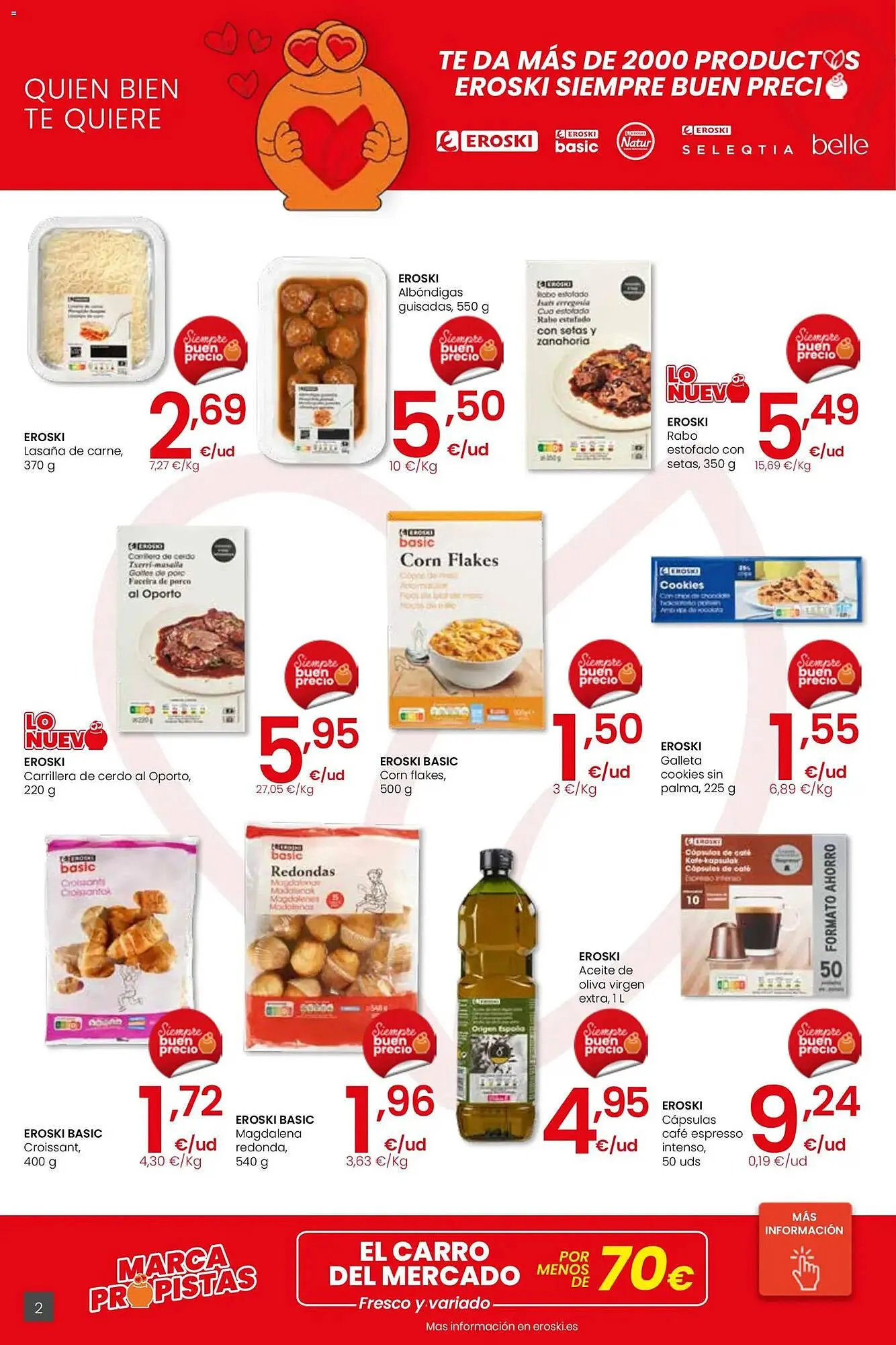 Catálogo de Folleto Eroski 12 de febrero al 25 de febrero 2026 - Página 2
