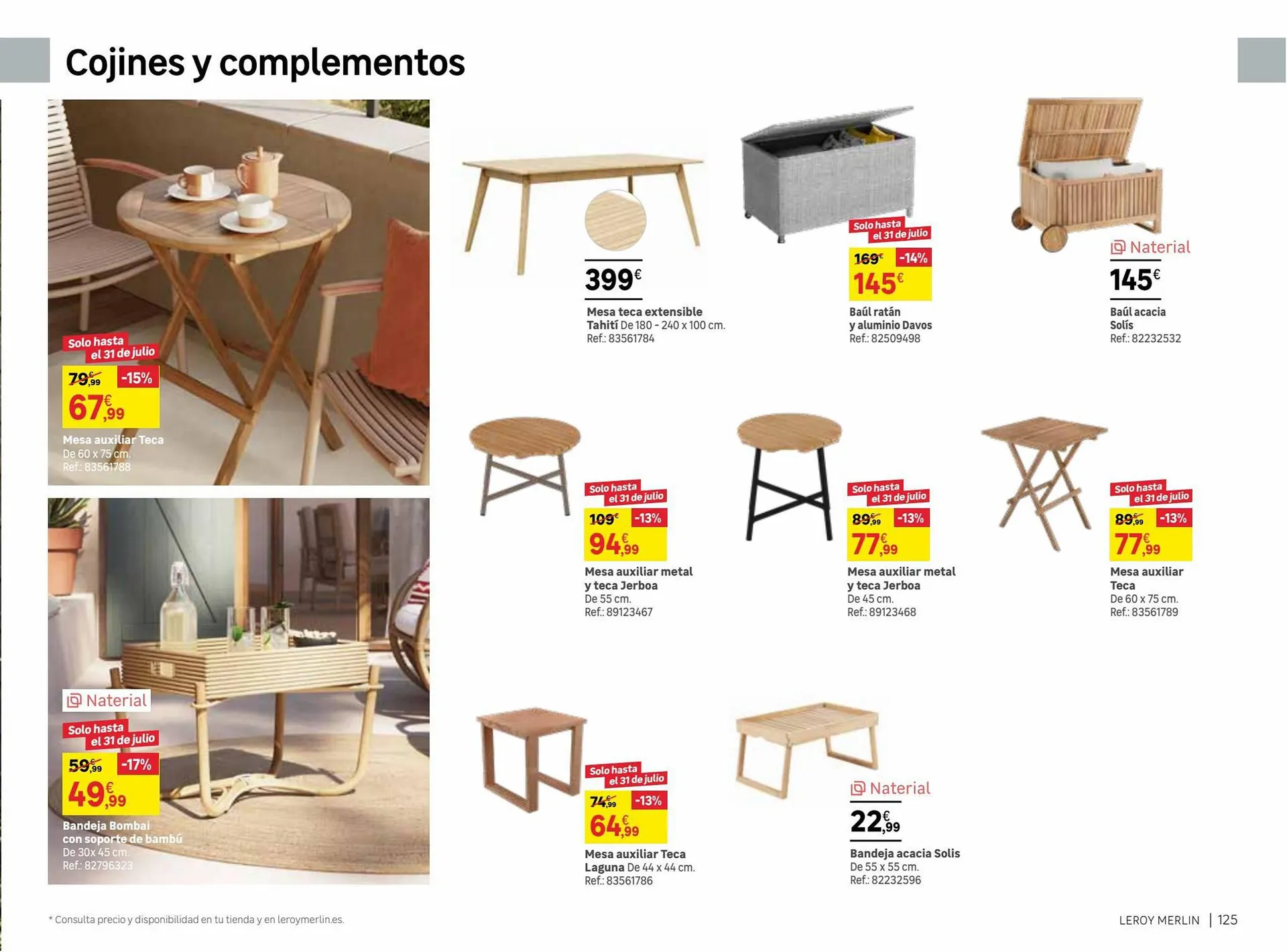 Catálogo de Folleto Leroy Merlin 9 de junio al 31 de julio 2023 - Página 125