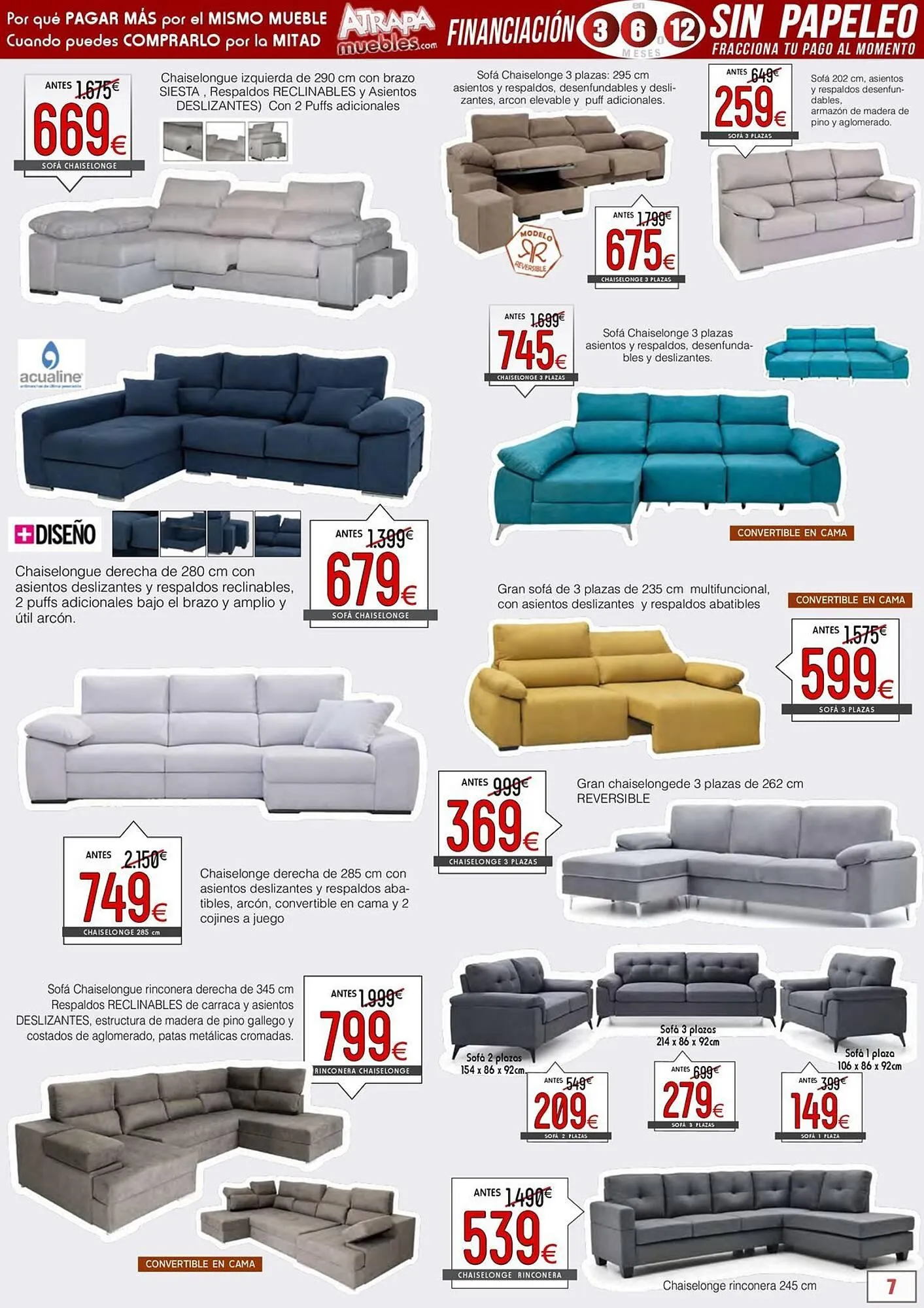 Catálogo de Folleto Atrapamuebles 1 de julio al 31 de julio 2025 - Página 7