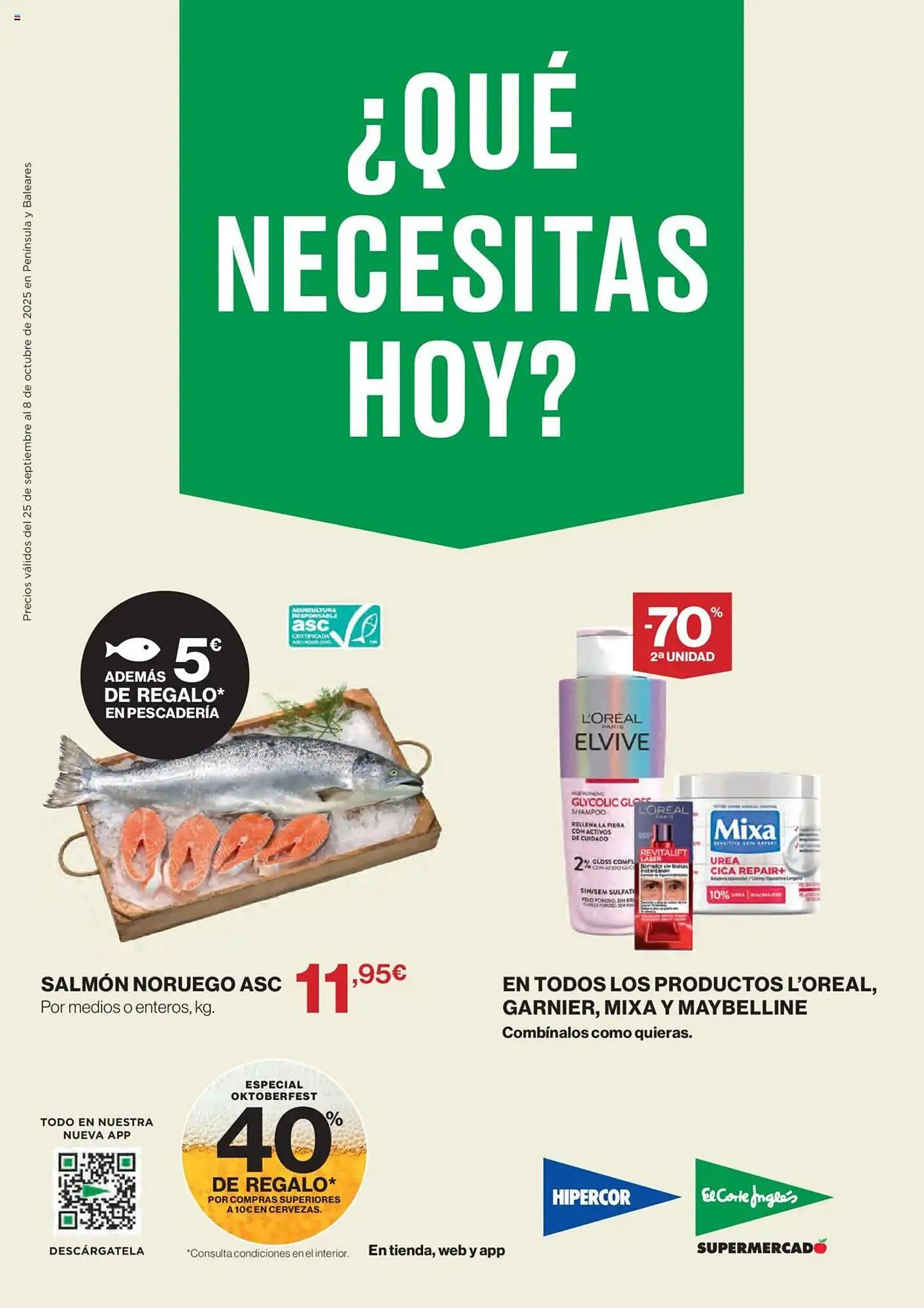 Catálogo de Catálogo El Corte Inglés 25 de septiembre al 8 de octubre 2025 - Página 1