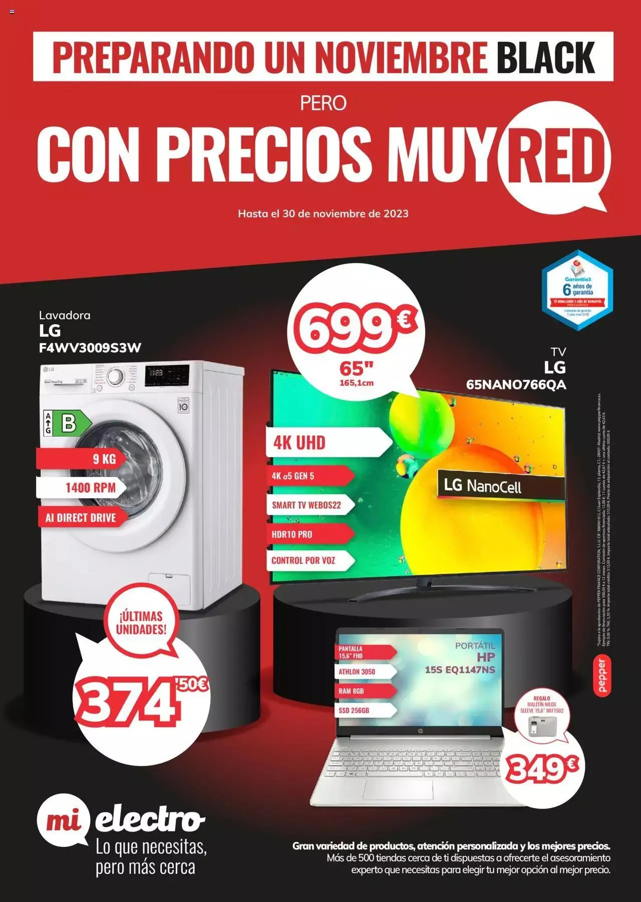 Catálogo de Mi Electro folleto 1 de noviembre al 30 de noviembre 2023 - Página 1