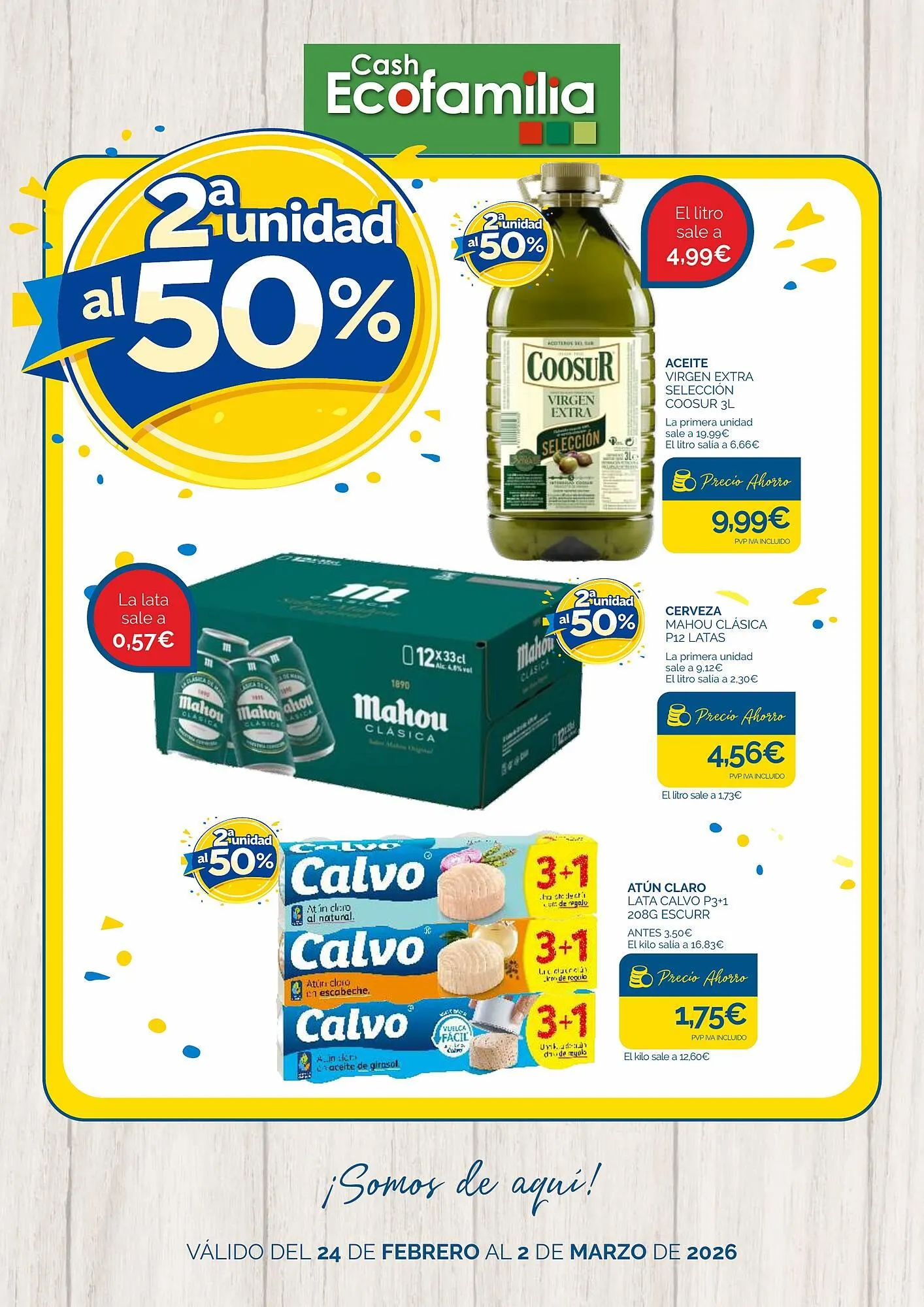 Catálogo de Folleto Cash Ecofamilia 24 de febrero al 2 de marzo 2026 - Página 1