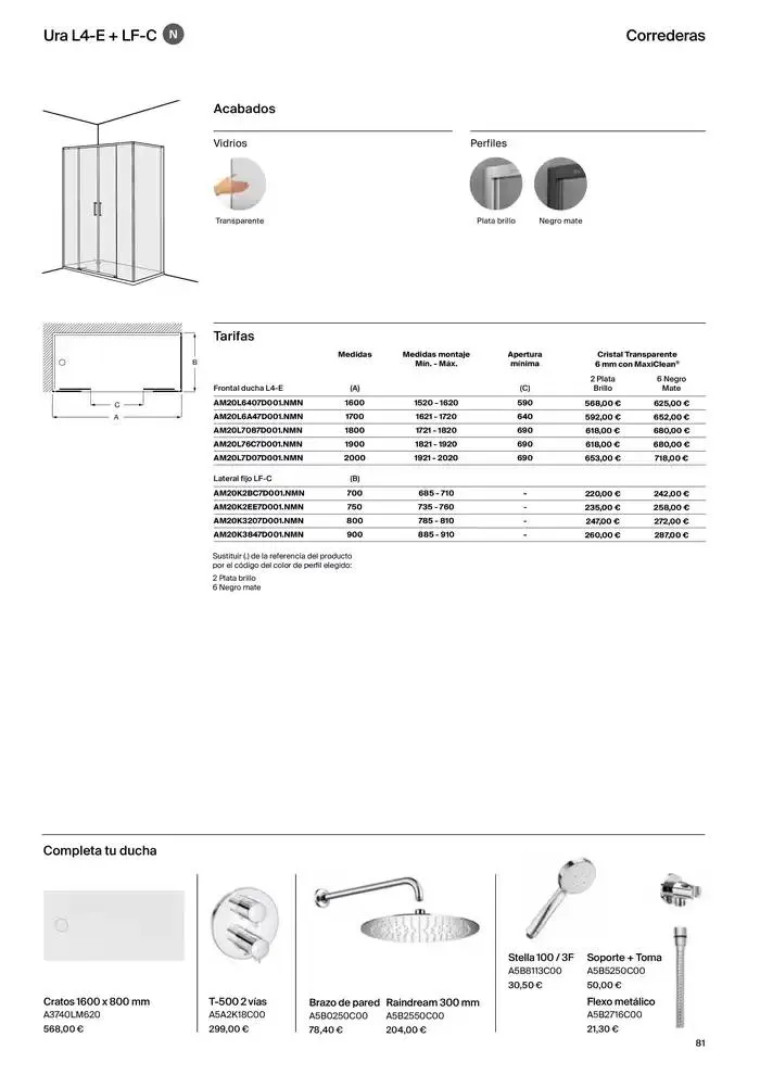 Catálogo de Mamparas de Baño 9 de enero al 31 de diciembre 2025 - Página 83