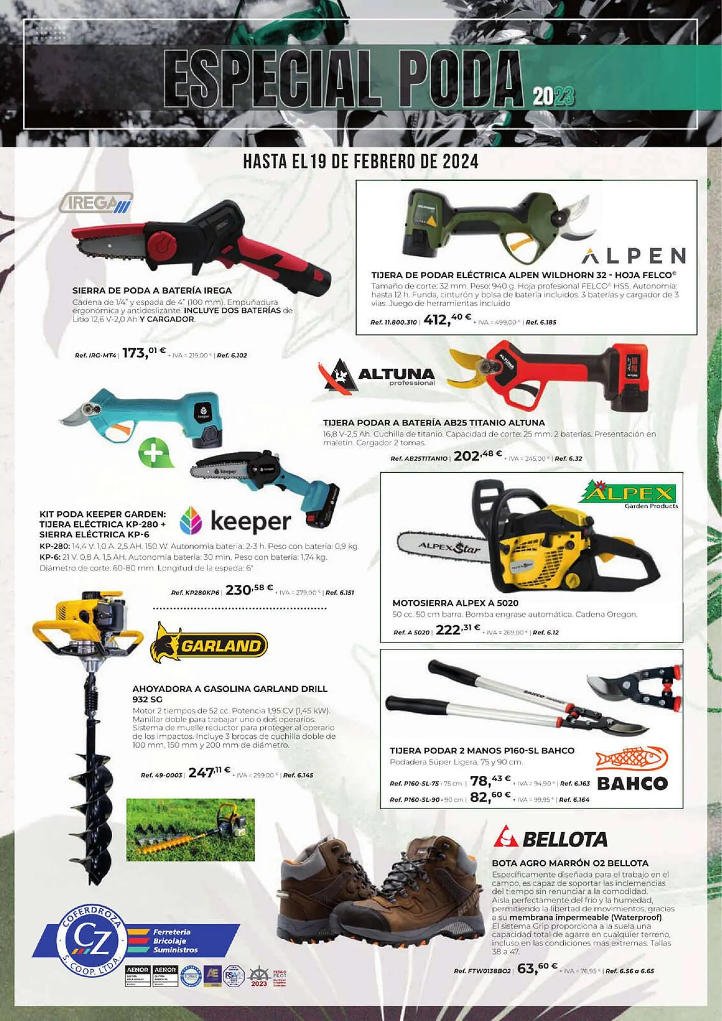 Catálogo de Folleto Coferdroza 27 de septiembre al 19 de febrero 2024 - Página 1