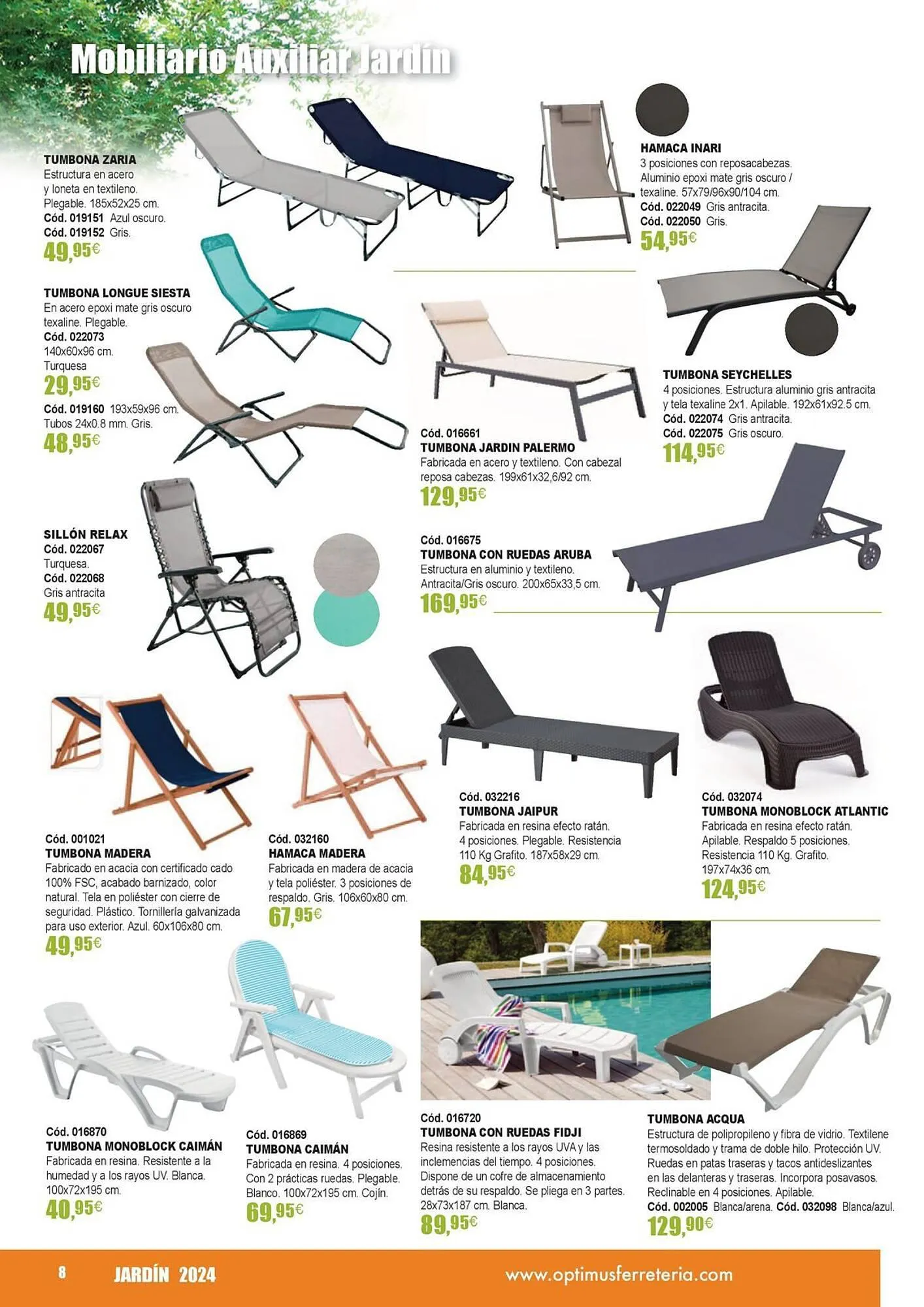 Catálogo de Folleto Optimus 21 de marzo al 31 de agosto 2024 - Página 8