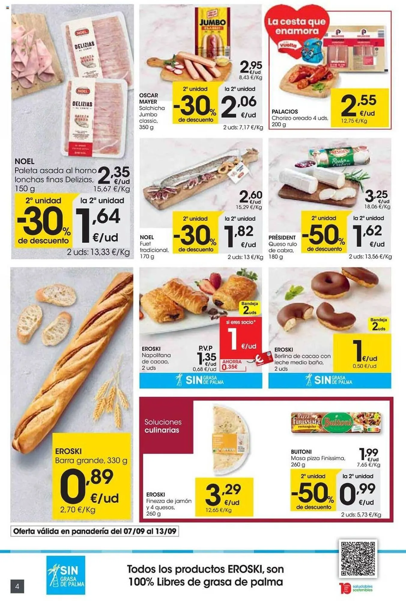 Catálogo de Folleto Eroski 7 de septiembre al 19 de septiembre 2023 - Página 4