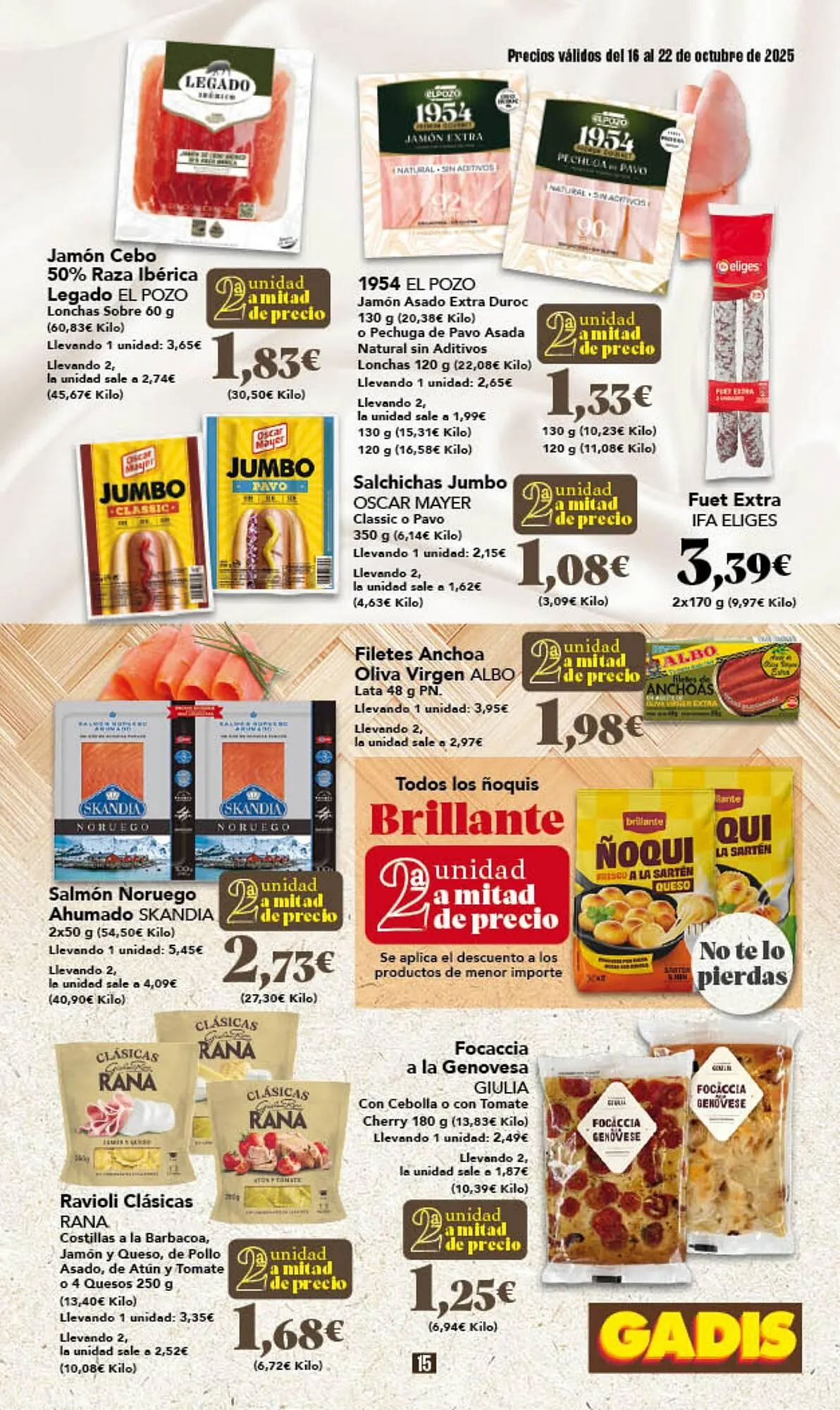Catálogo de Folleto Gadis 16 de octubre al 22 de octubre 2025 - Página 15