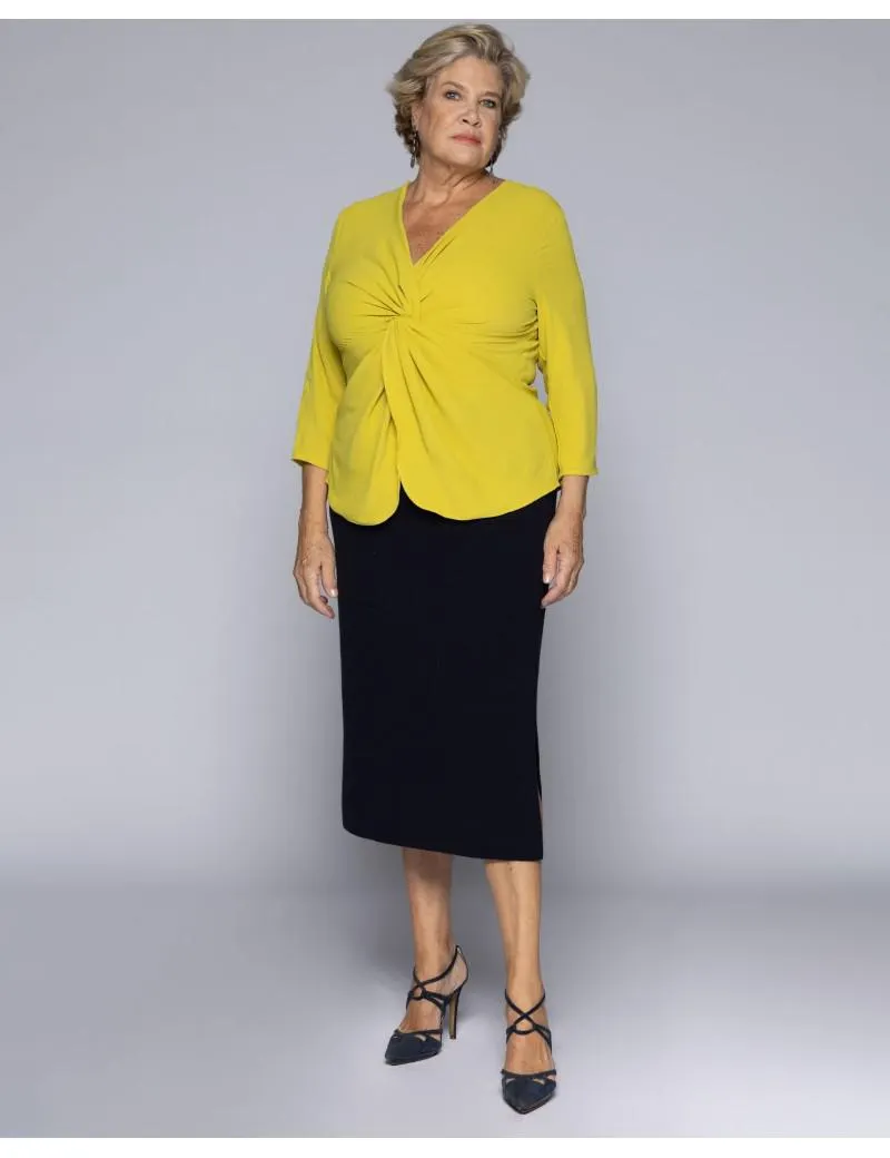 Falda Larga Punto Abertura