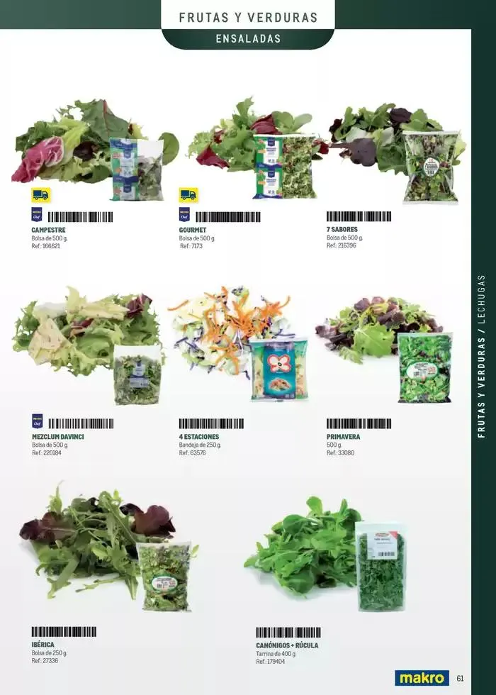 Catálogo de La mejor calidad y surtido para tu restaurante 8 de abril al 31 de diciembre 2025 - Página 61