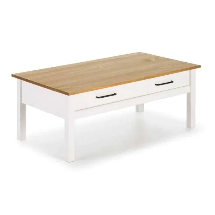 Mesa de Centro en Blanco y Cera MIRANDA 13632