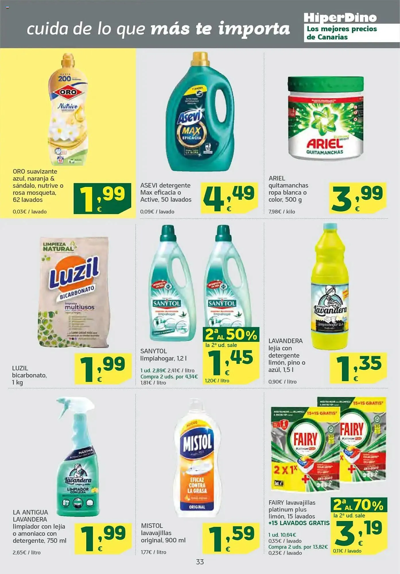 Catálogo de Folleto HiperDino 26 de agosto al 8 de septiembre 2025 - Página 33