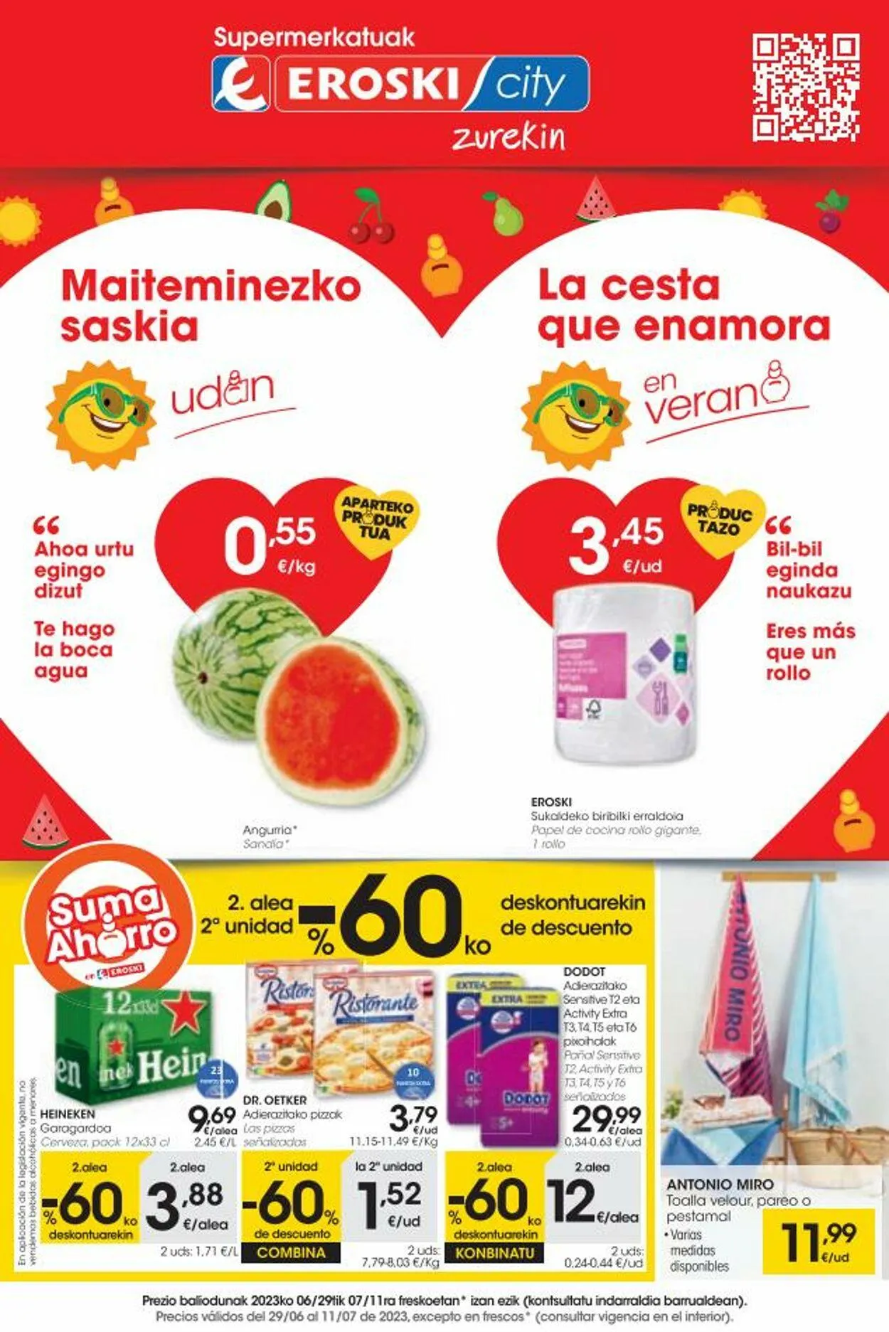 Catálogo de Eroski Oferta actual 10 de junio al 24 de junio 2025 - Página 1