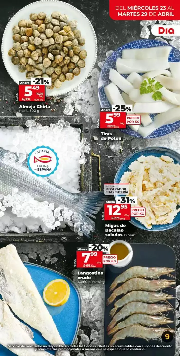 Catálogo de Nueva Gama Dia del 23/04 al 29/04 23 de abril al 29 de abril 2025 - Página 9