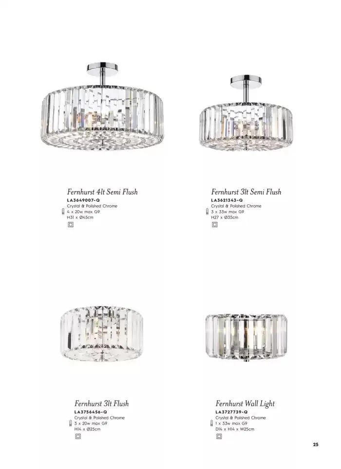 Catálogo de Lighting & Mirror Collection 12 de marzo al 31 de agosto 2025 - Página 27