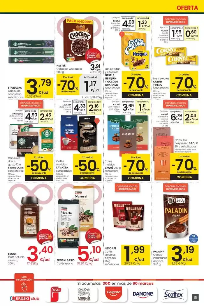 Catálogo de Más de 2000 productos, SIEMPRE A BUEN PRECIO HIPERMERCADOS EROSKI 4 de enero al 14 de enero 2025 - Página 15