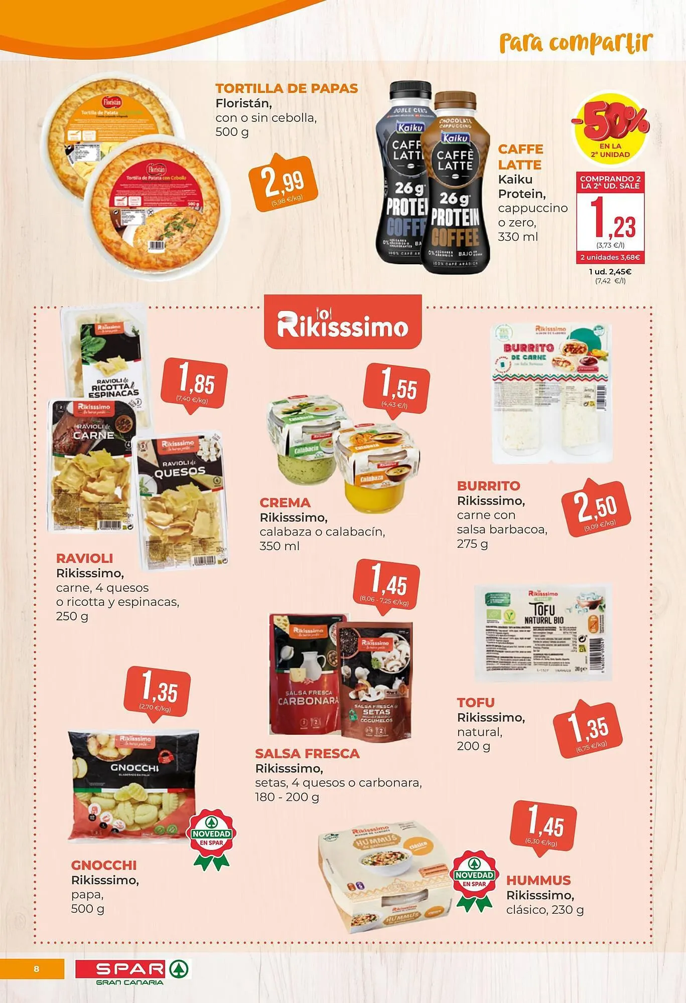 Catálogo de Folleto SPAR Gran Canaria 17 de octubre al 30 de octubre 2025 - Página 8