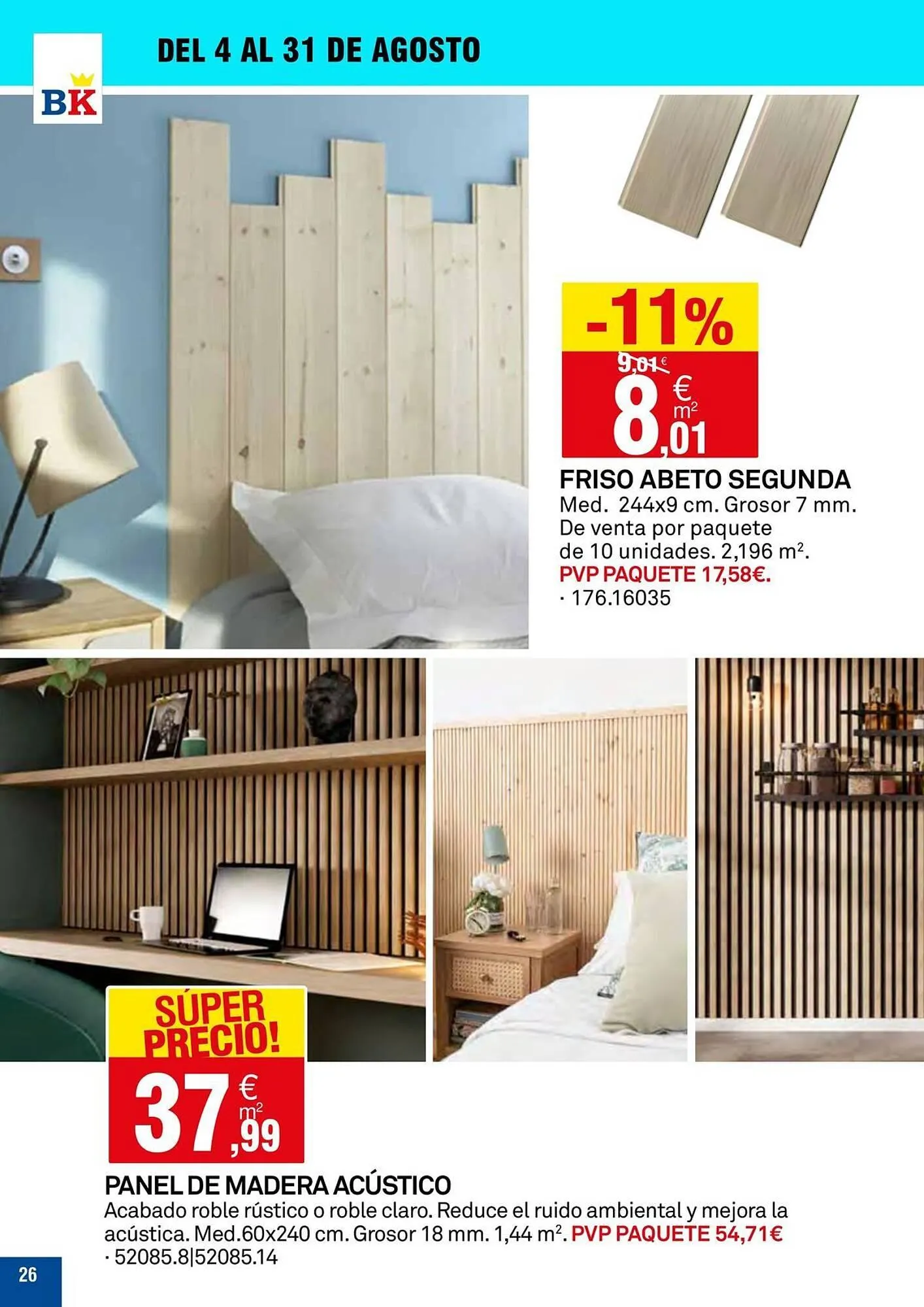 Catálogo de Folleto Bricoking 14 de agosto al 31 de agosto 2025 - Página 26
