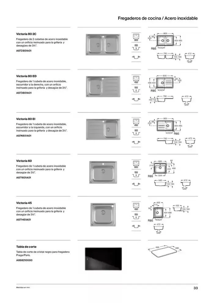 Catálogo de Fregaderos y grifería para cocina 9 de enero al 31 de diciembre 2025 - Página 35