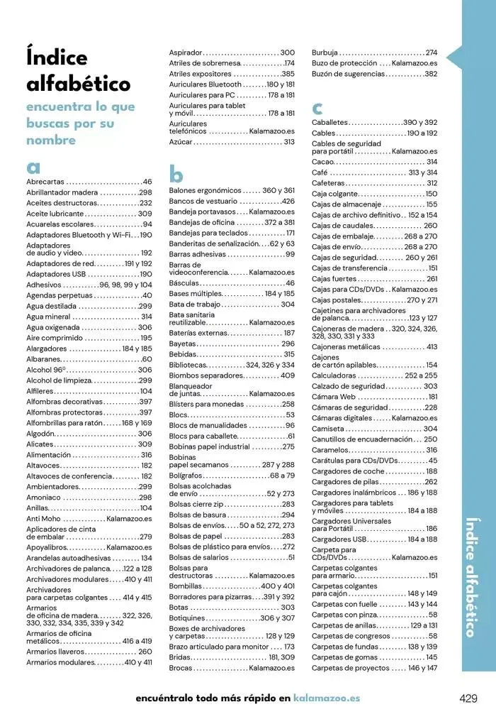 Catálogo de Staples Kalamazoo Catálogo General 9 de enero al 30 de septiembre 2025 - Página 429