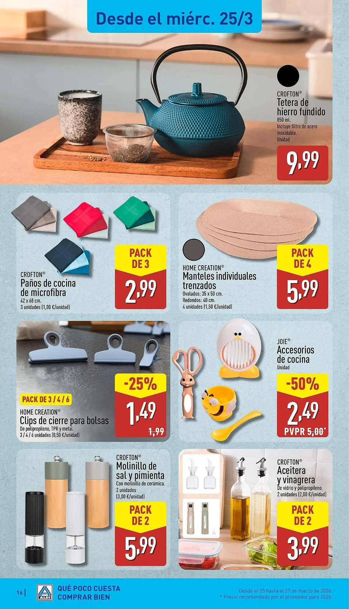 Catálogo de Folleto ALDI 23 de marzo al 29 de marzo 2026 - Página 16