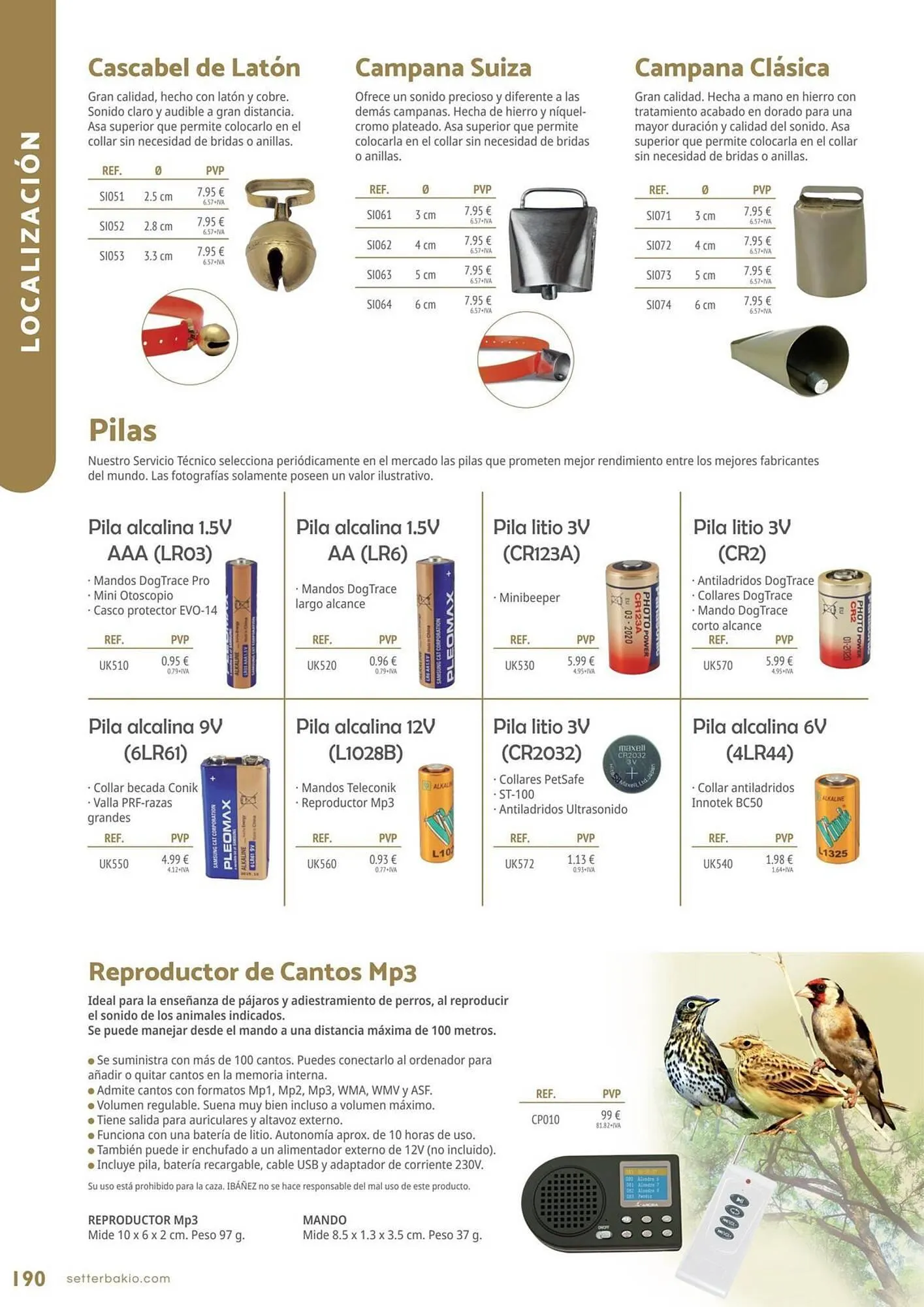 Catálogo de Folleto Setter Bakio 13 de junio al 31 de diciembre 2026 - Página 190