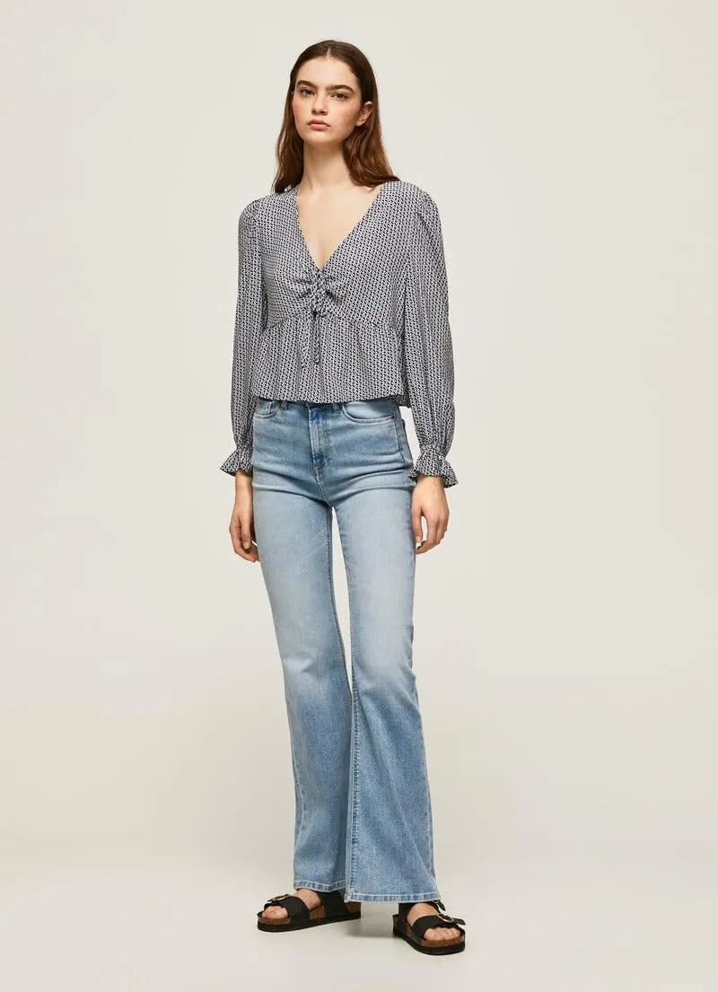 BLUSA LOGO ESTAMPADO ALL OVER