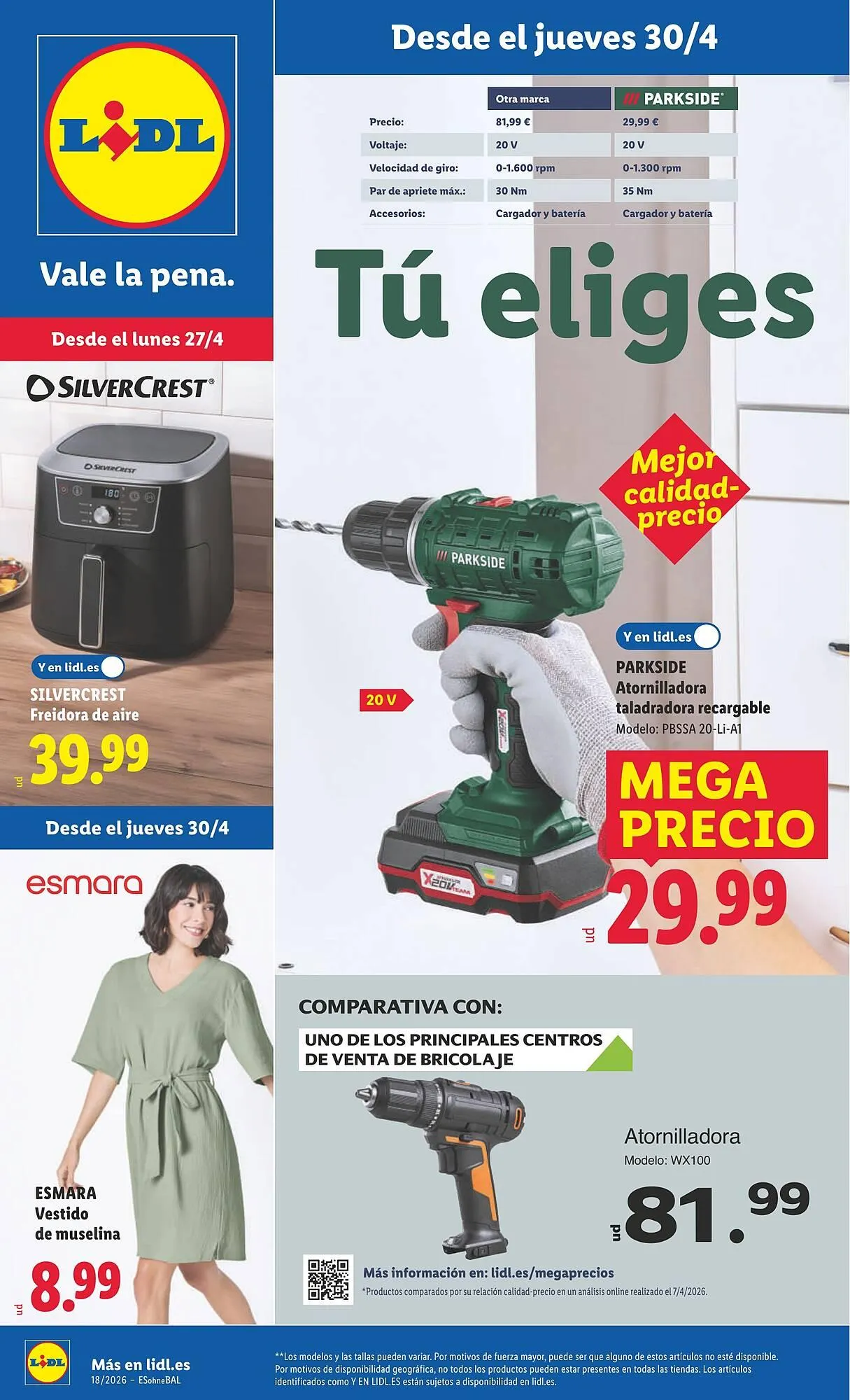 Catálogo de Catálogo Lidl 27 de abril al 3 de mayo 2026 - Página 1