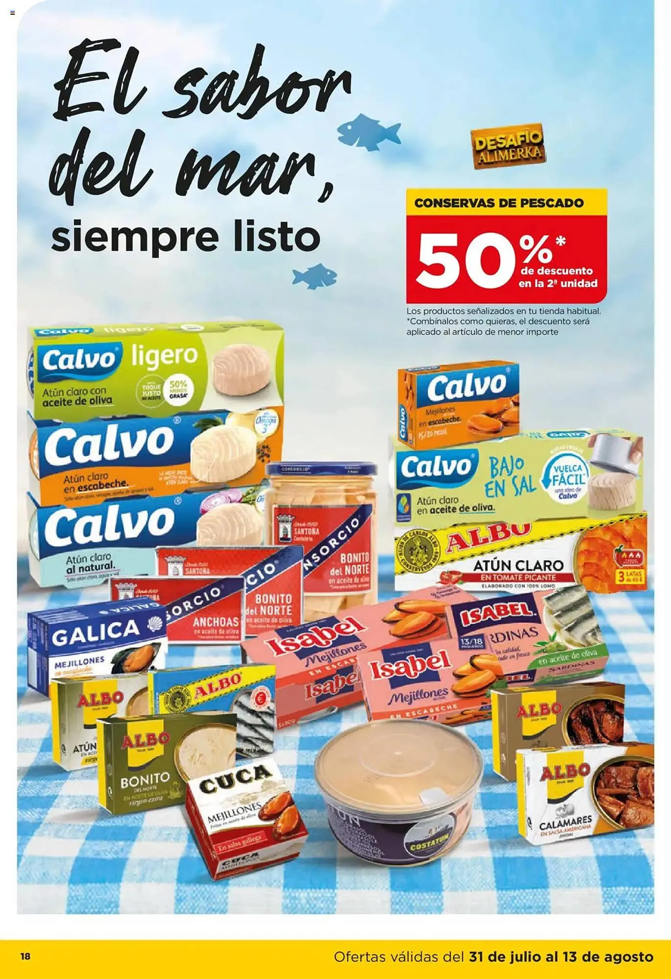 Catálogo de Folleto Alimerka 31 de julio al 13 de agosto 2025 - Página 18